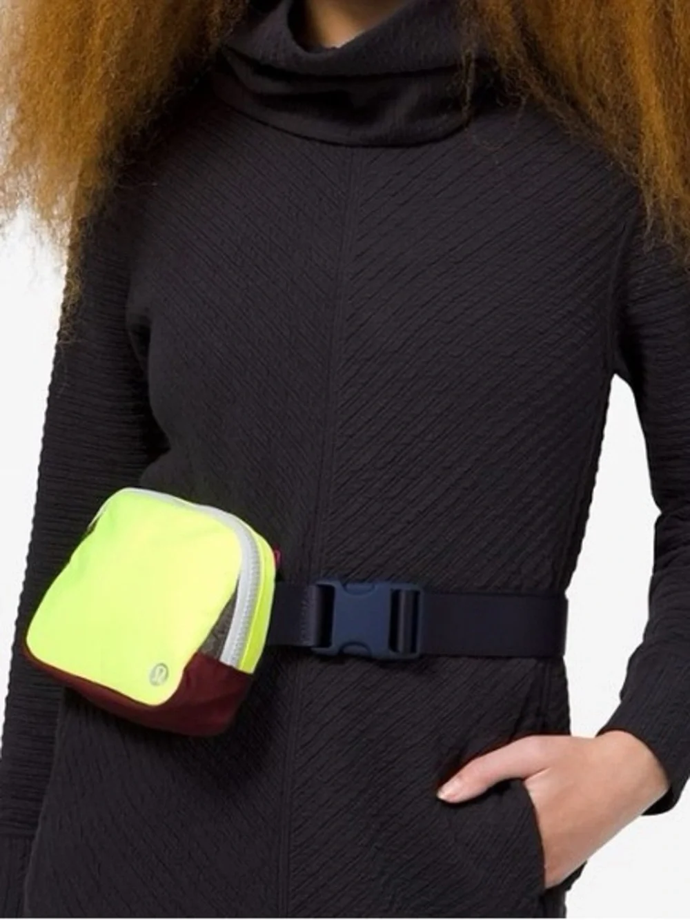 Like New Rare Lululemon Everywhere Belt Bag Neon Yellow Discontinued pattern